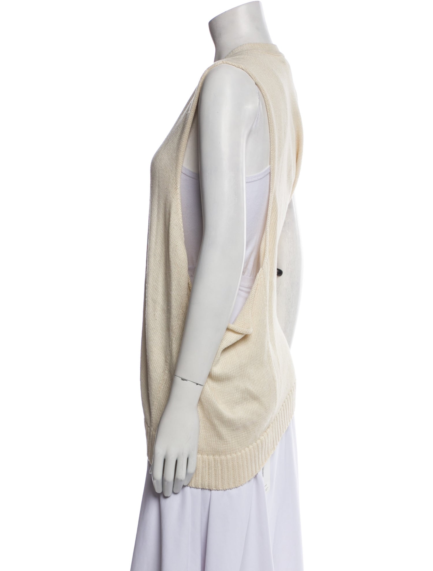 Eskandar Linen V-Neck Sweater