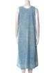 Eskandar Linen Midi Length Dress