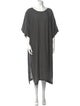 Eskandar Linen Midi Length Dress