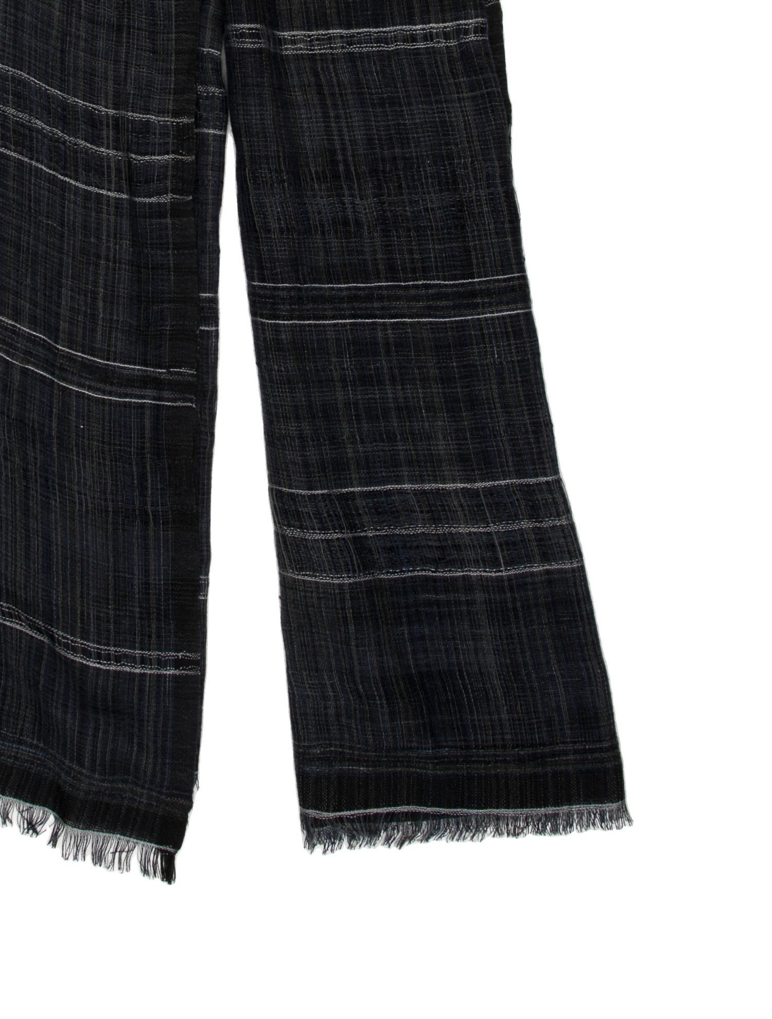 Eskandar Cashmere Striped Scarf