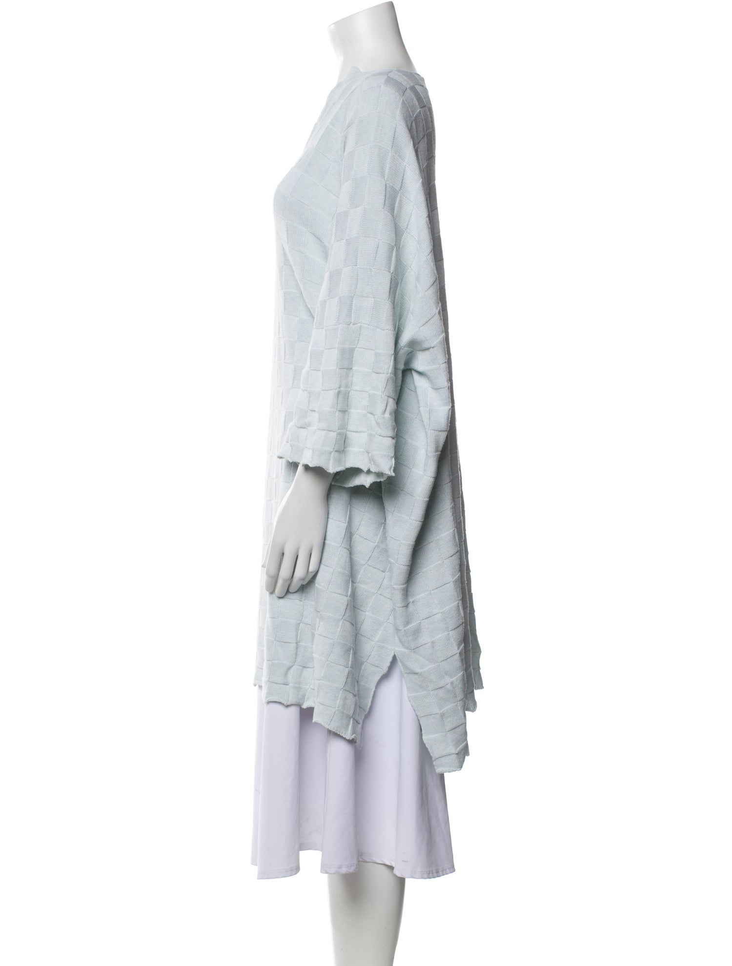 Eskandar V-Neck Three-Quarter Sleeve Tunic