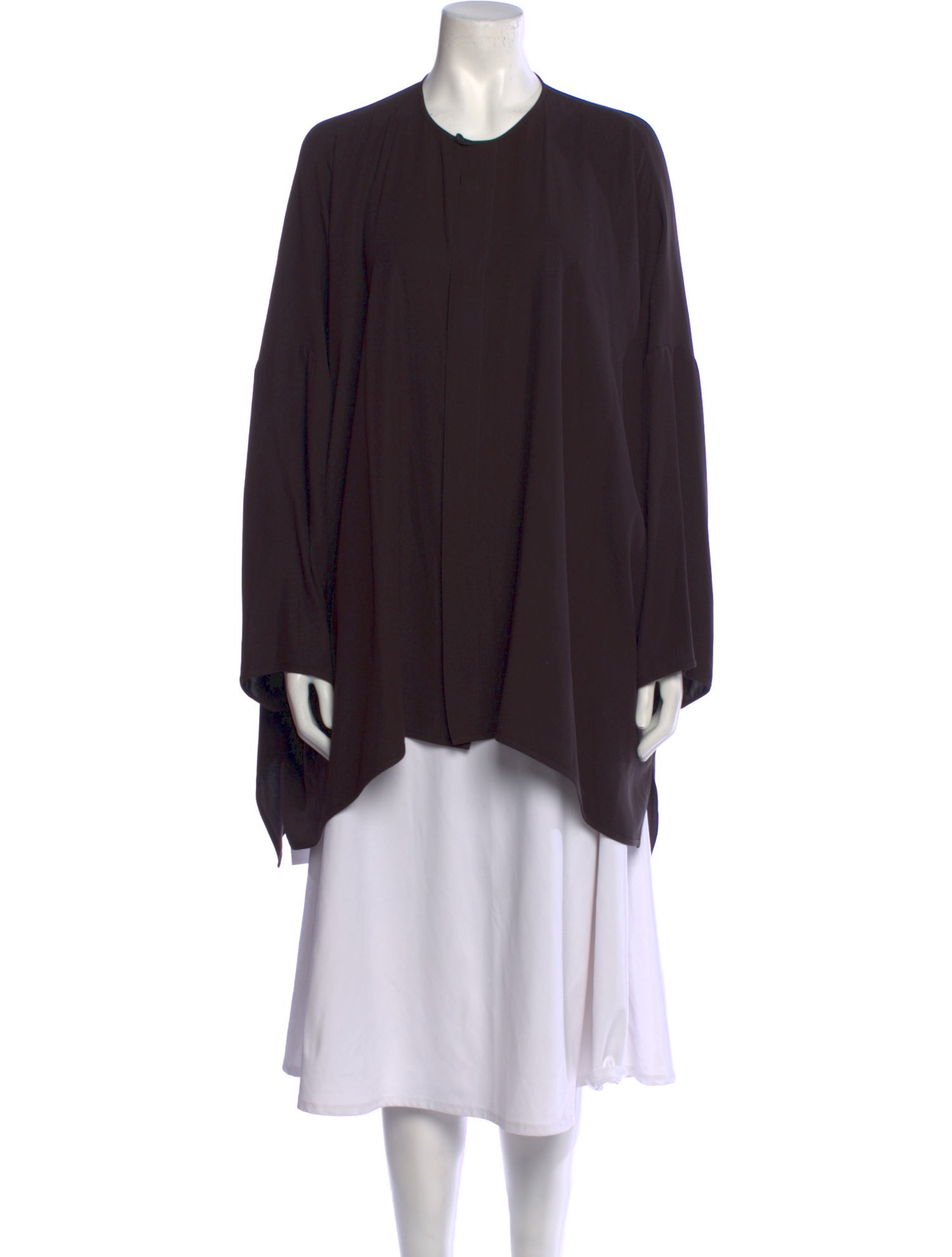 Eskandar Silk Crew Neck Tunic