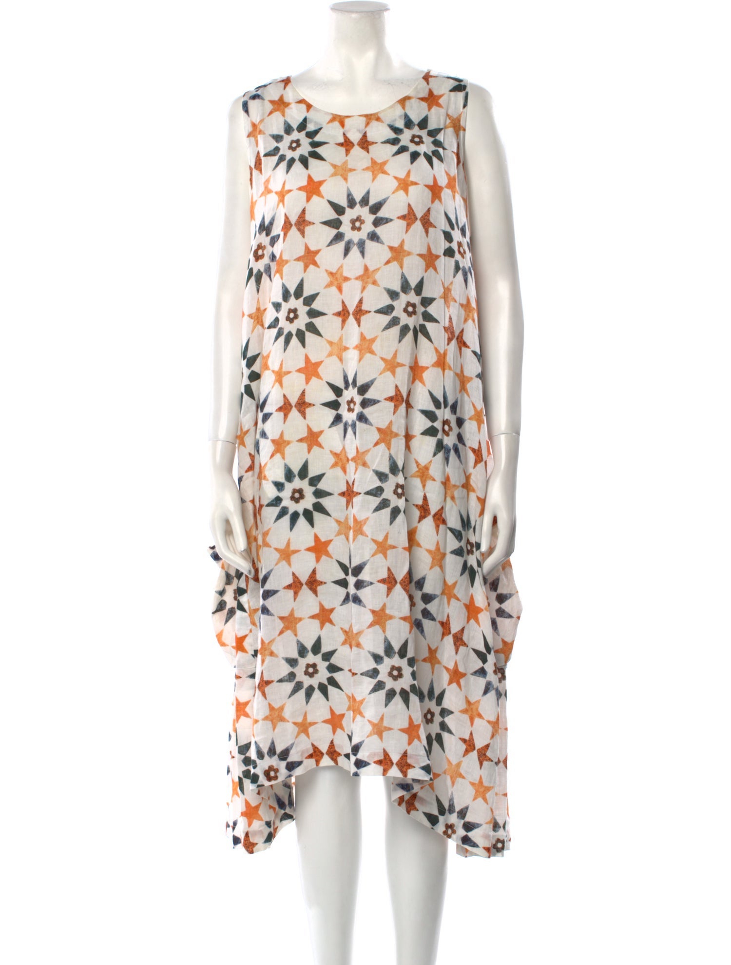 Eskandar Linen Knee-Length Dress