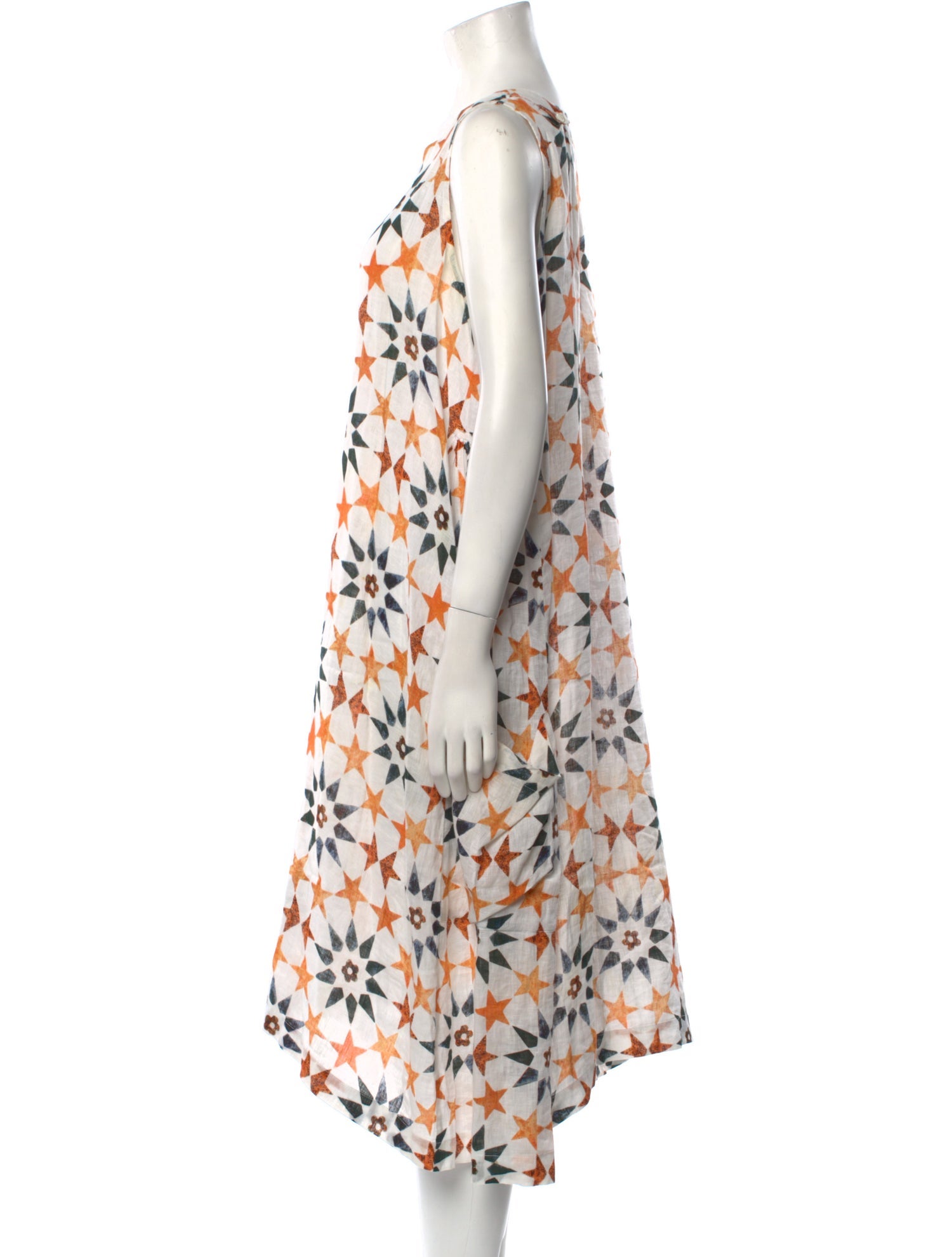 Eskandar Linen Knee-Length Dress