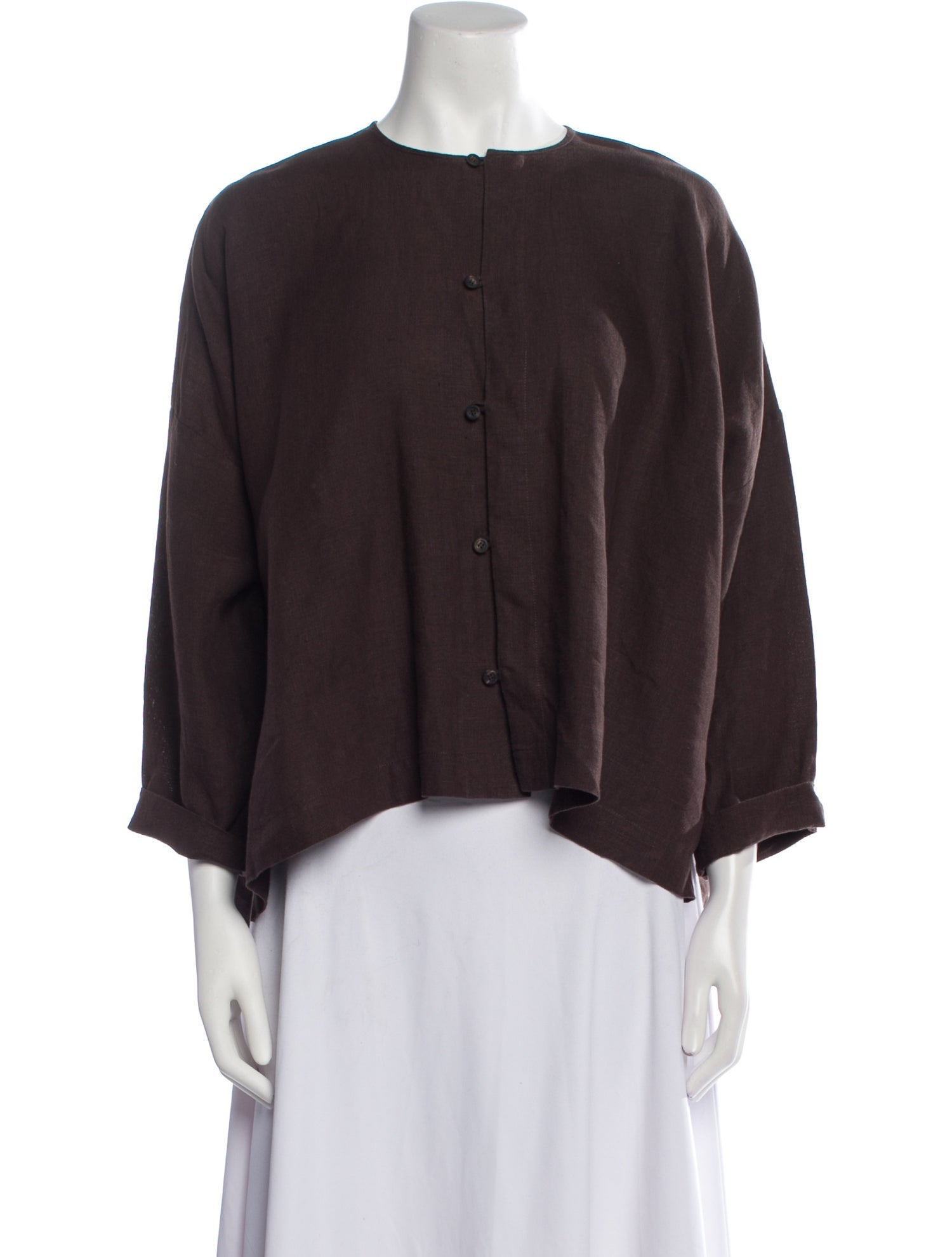Eskandar Cashmere Crew Neck Blouse