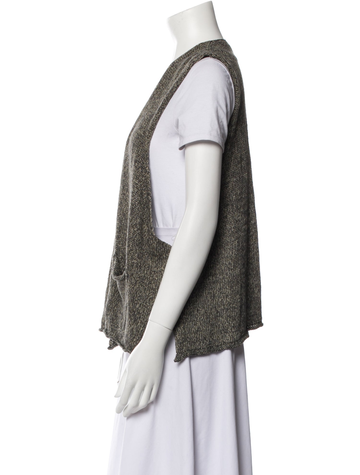 Eskandar Linen V-Neck Sweater w/ Tags