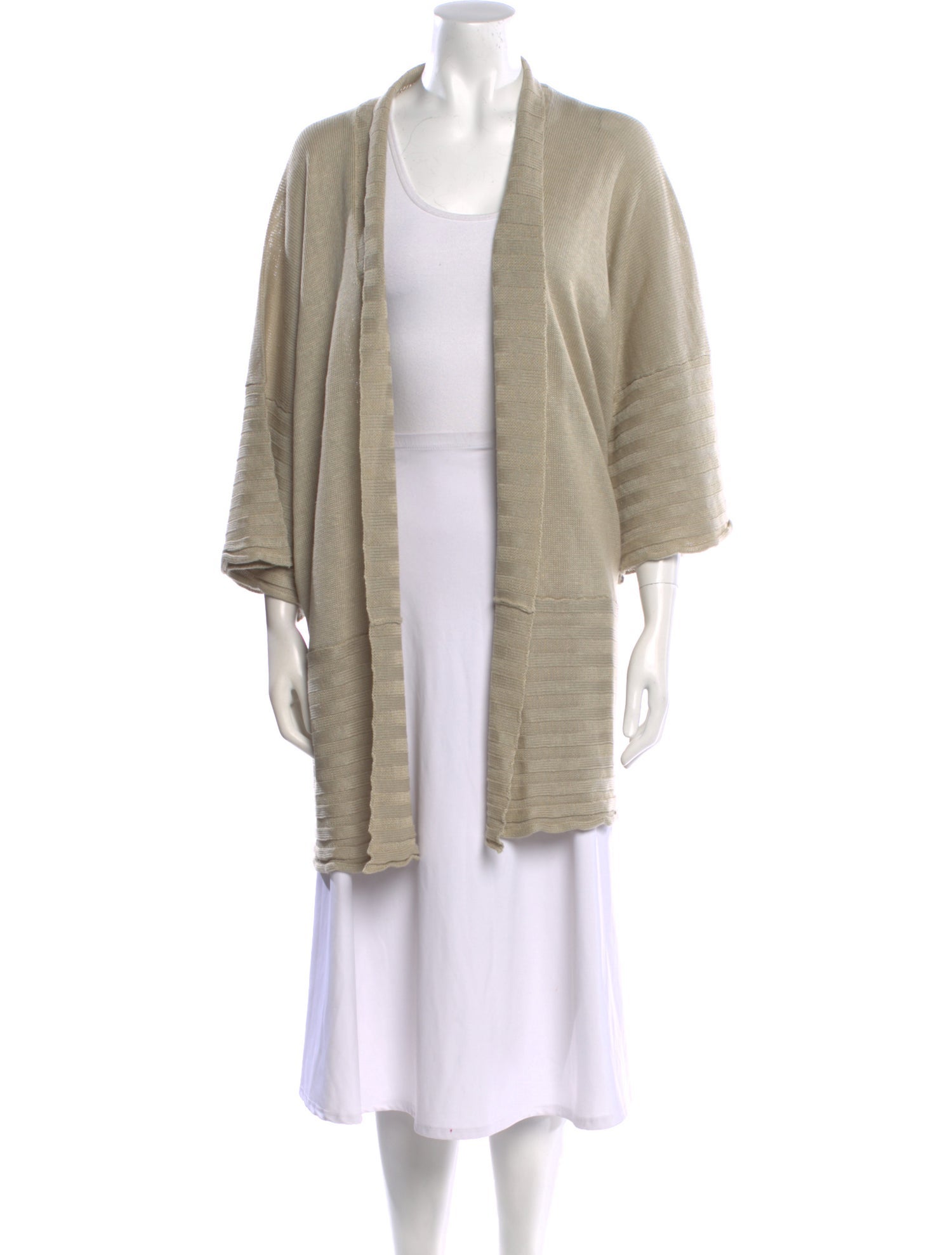 Eskandar Linen Open Front Sweater