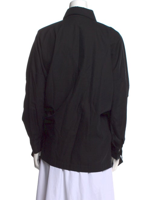 Eskandar Long Sleeve Button-Up Top