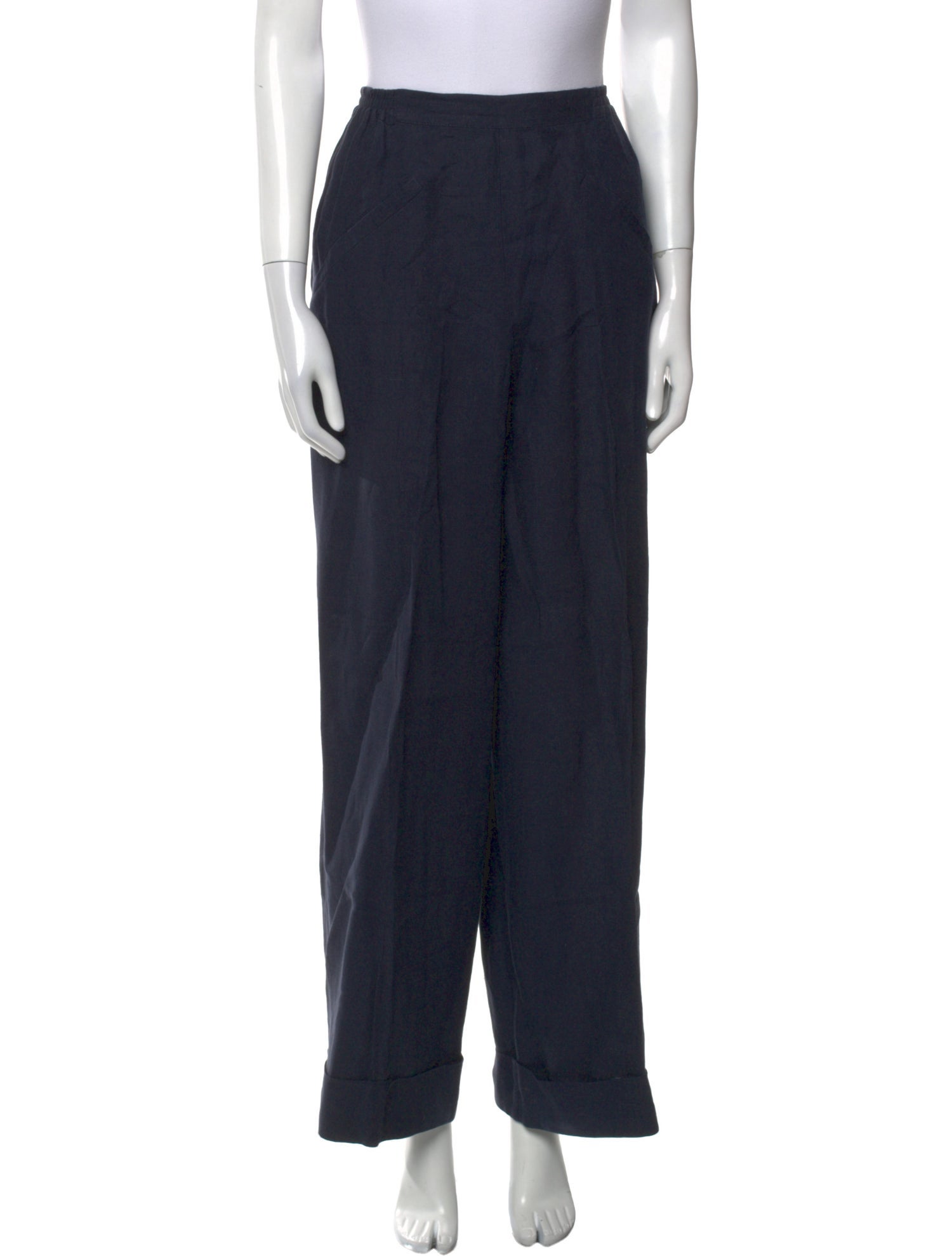 Eskandar Linen Wide Leg Pants