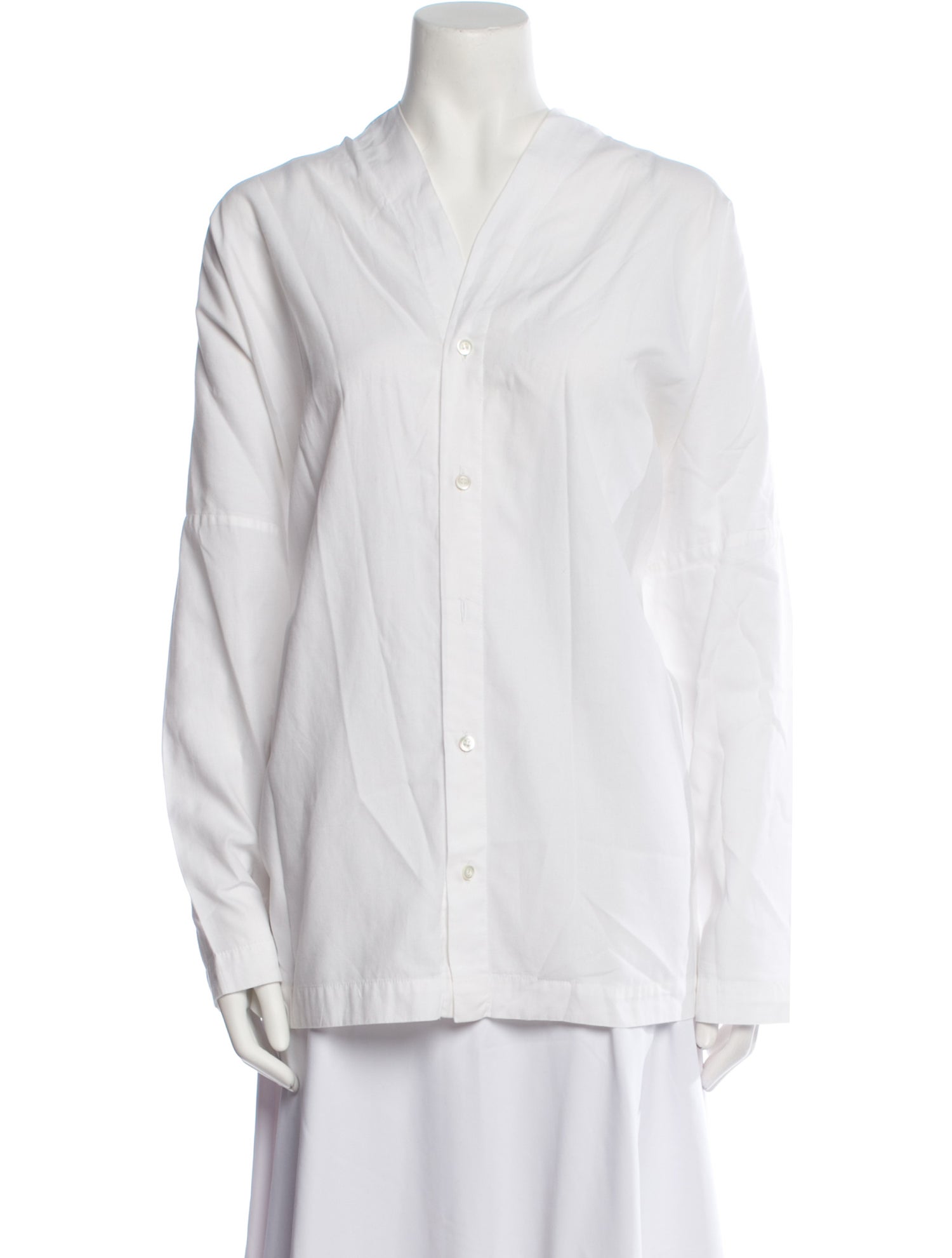 Eskandar V-Neck Long Sleeve Tunic