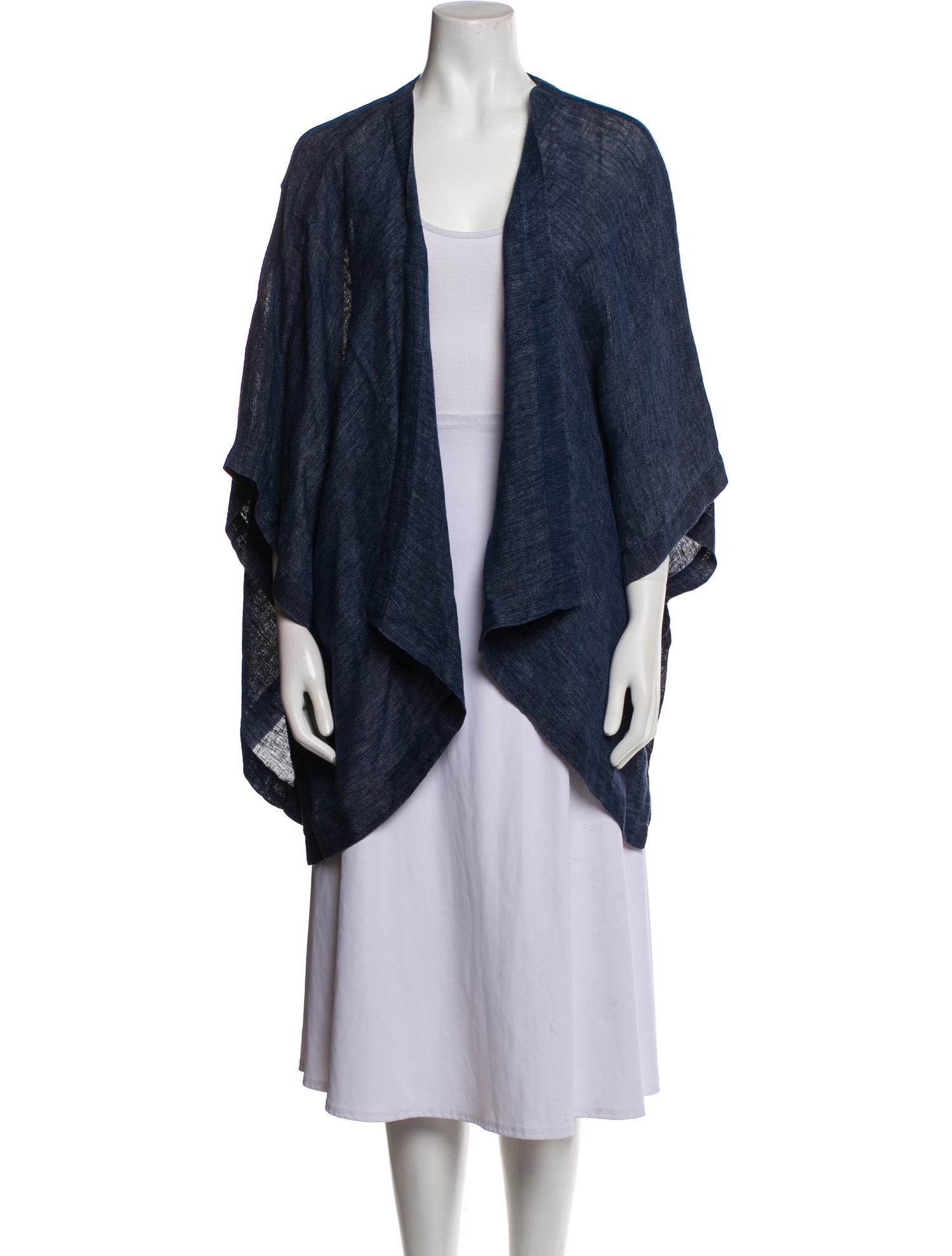Eskandar Linen Open Front Sweater