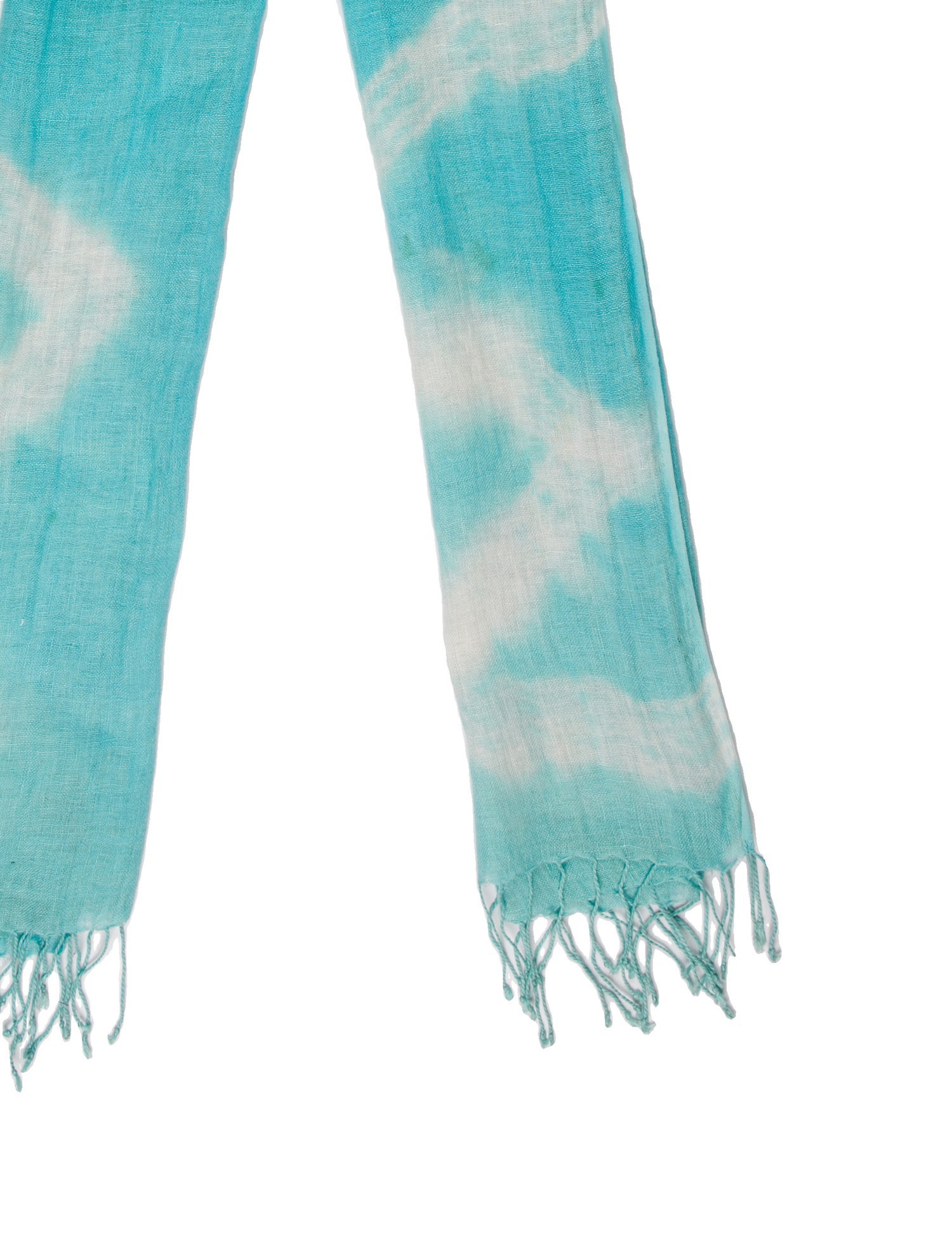 Eskandar Tie-Dye Print Scarf