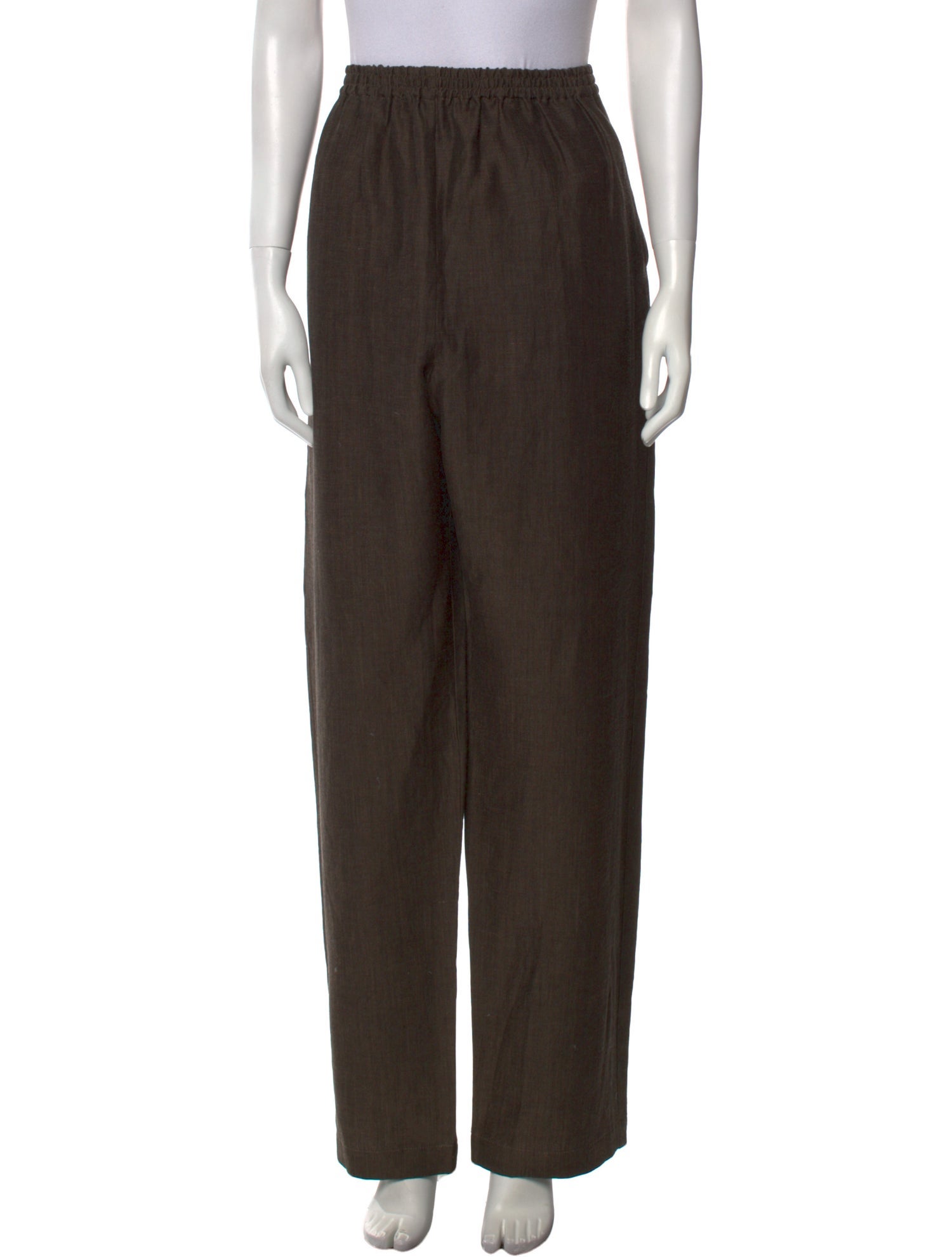 Eskandar Wool Wide Leg Pants