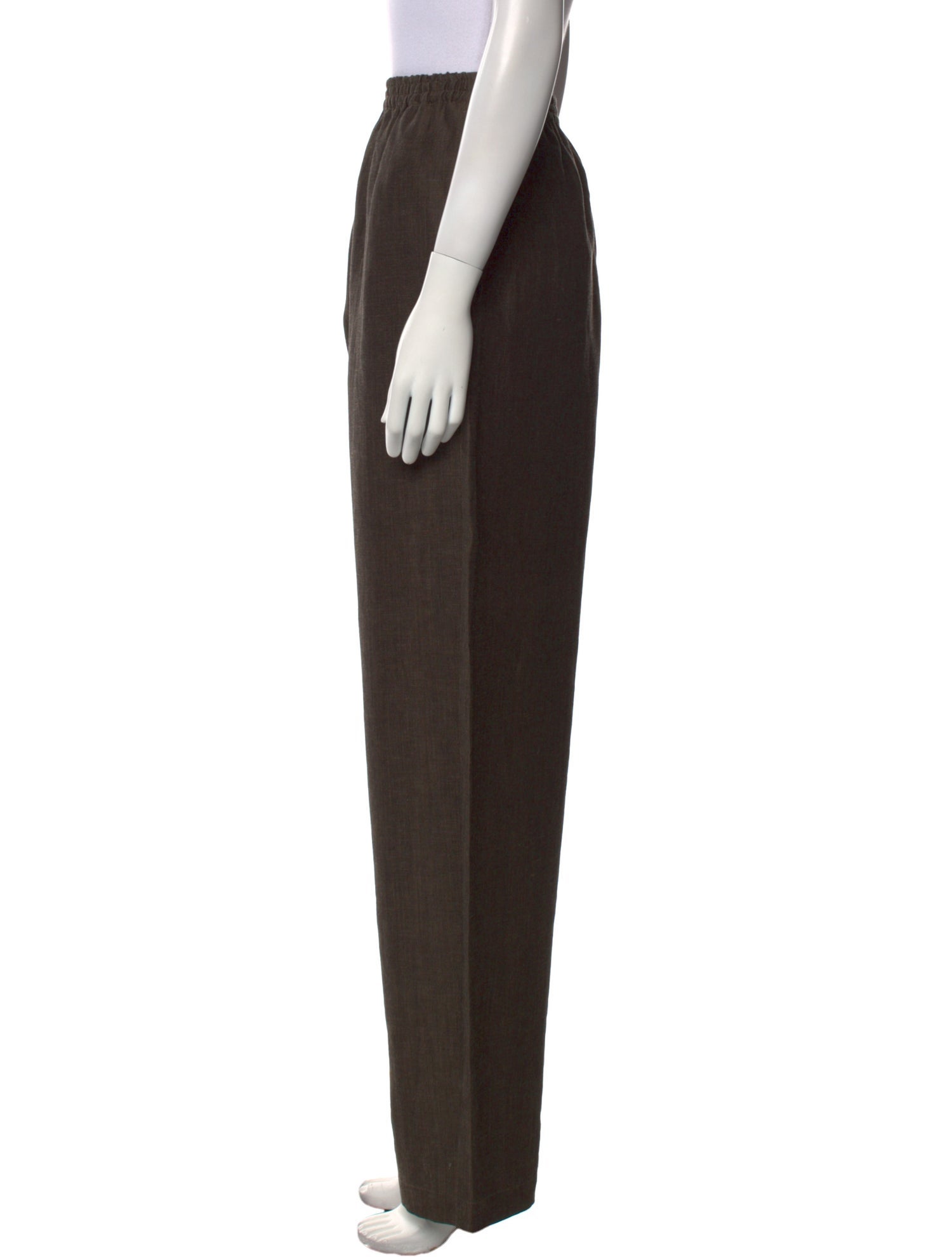 Eskandar Wool Wide Leg Pants