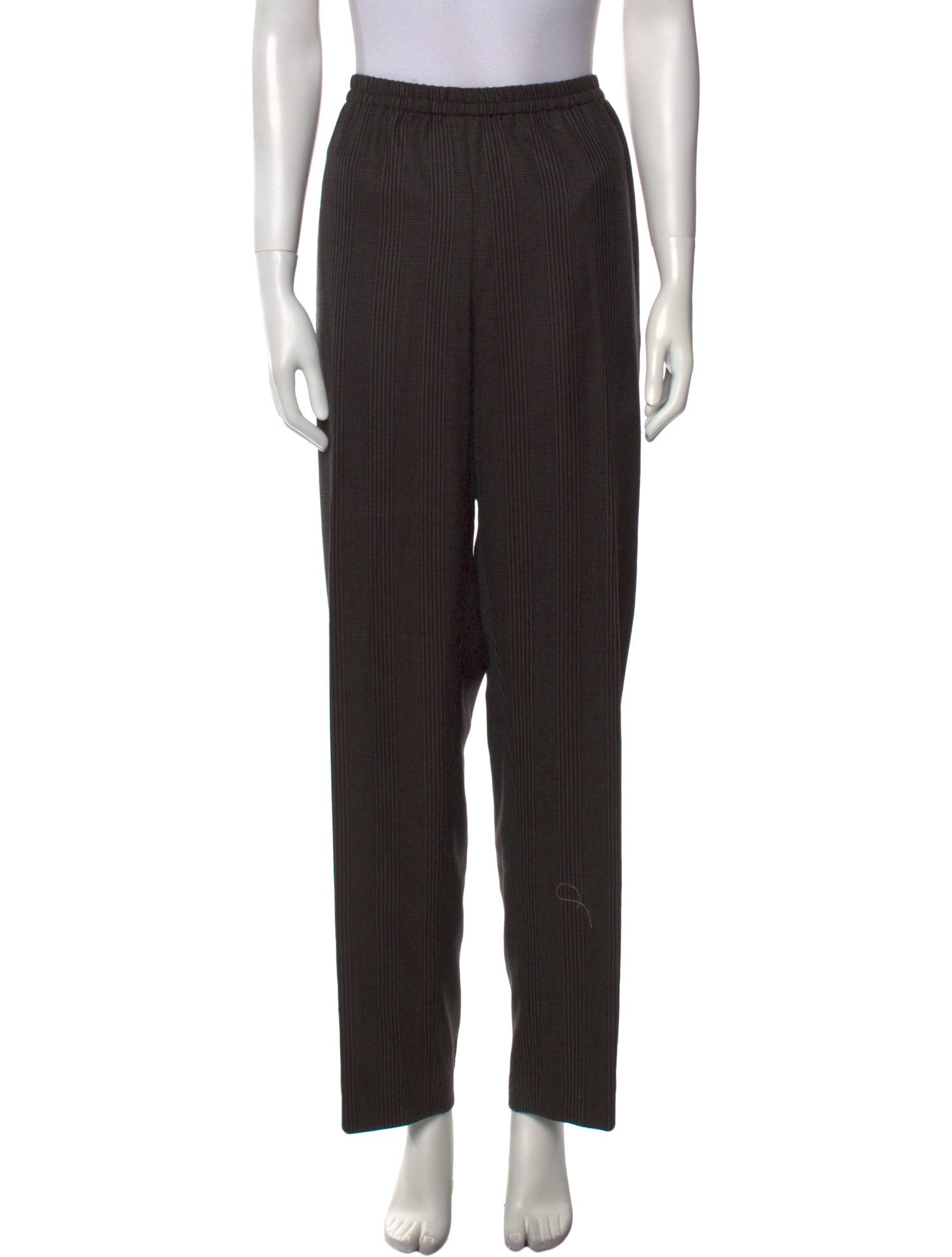 Eskandar Wool Straight Leg Pants