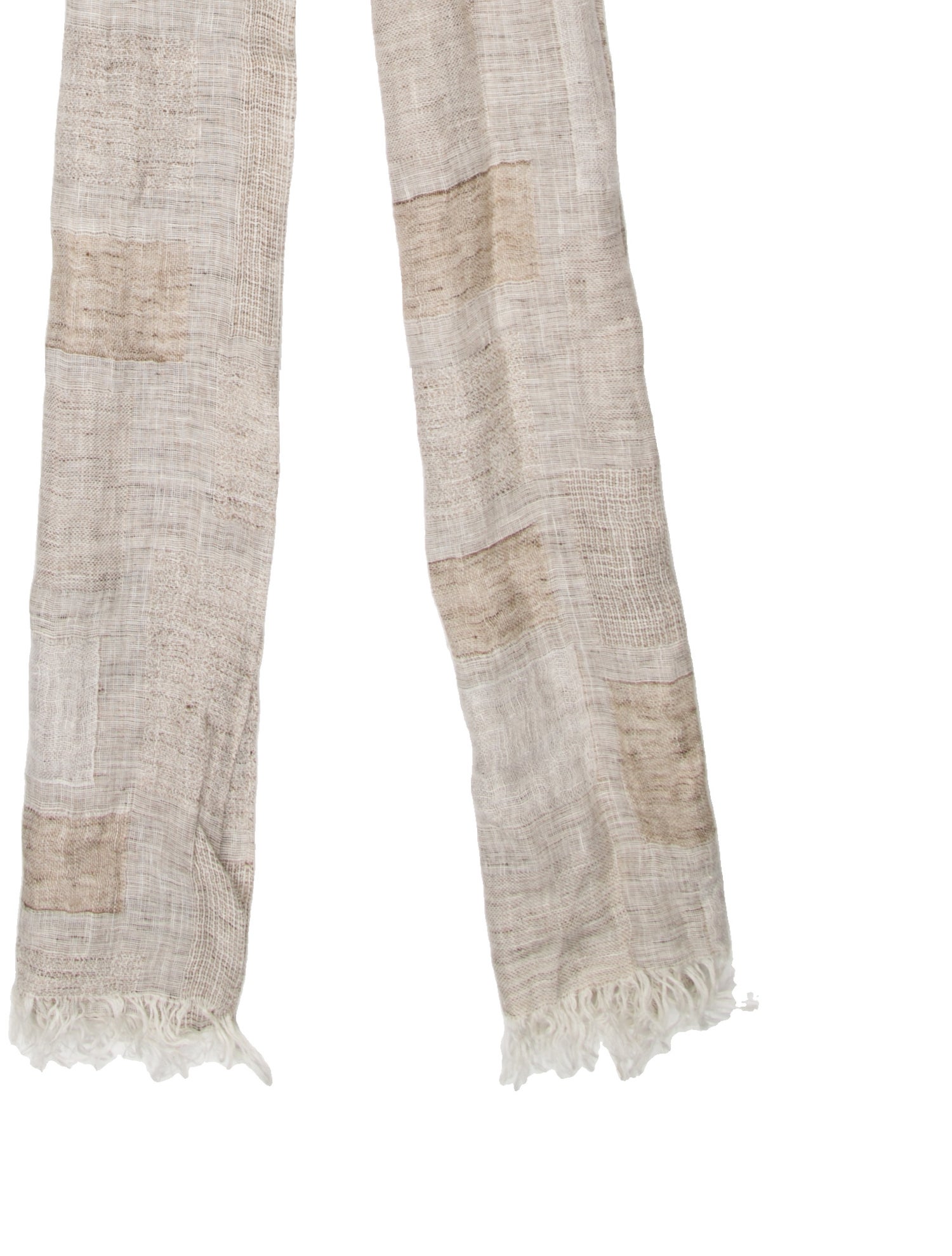 Eskandar Cashmere Printed Scarf