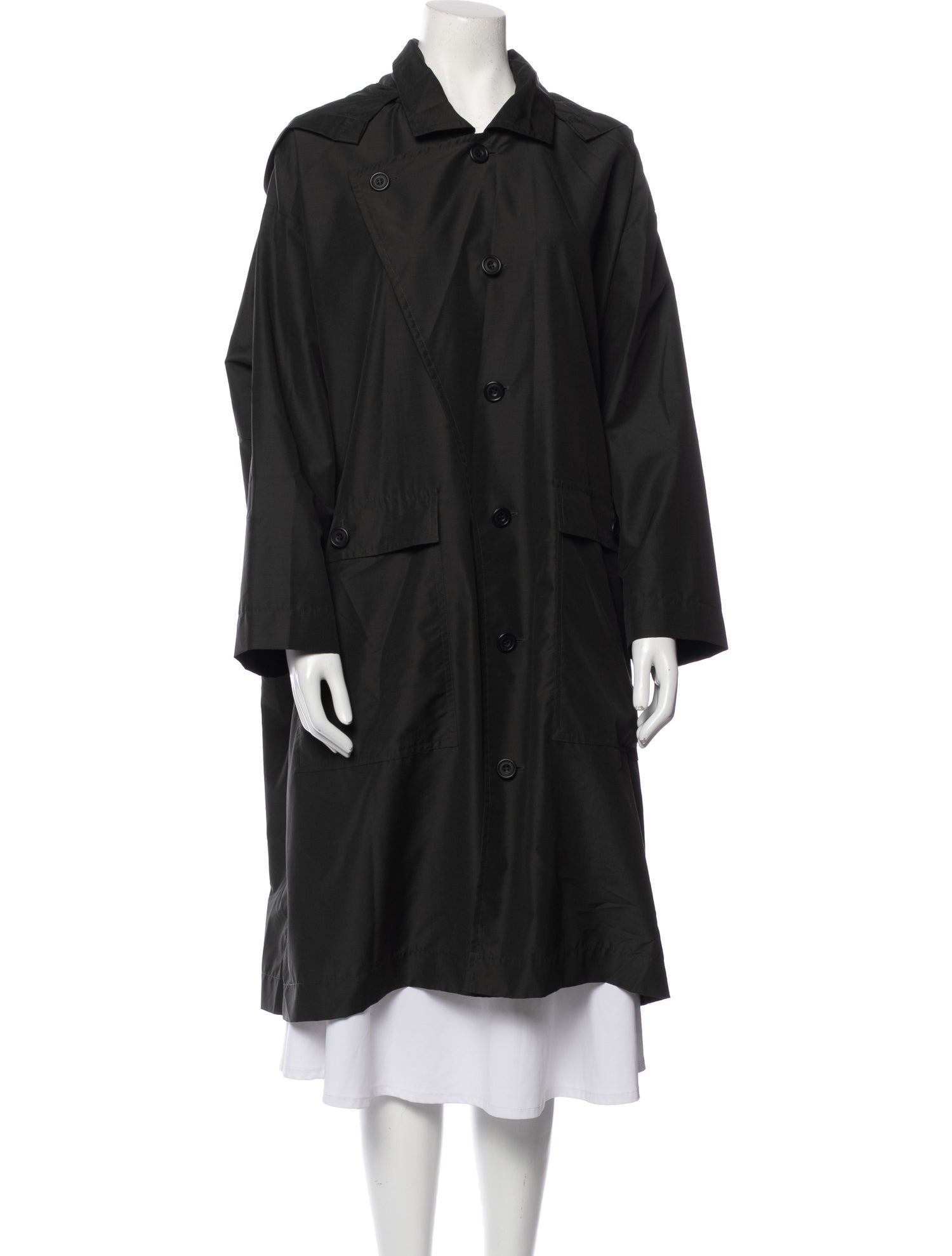 Eskandar Wool Trench Coat