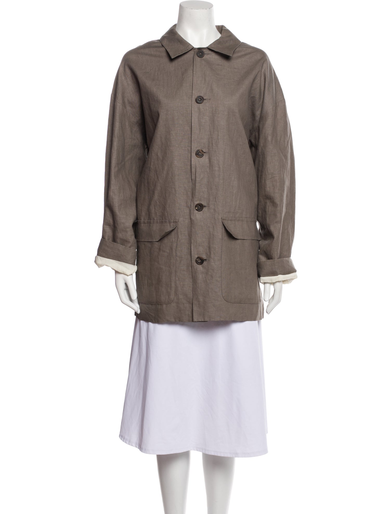 Eskandar Linen Utility Jacket
