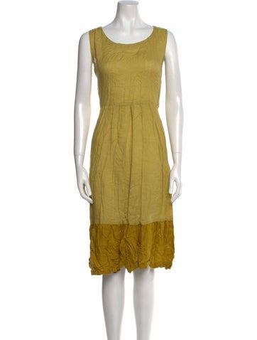 Eskandar Dresses Linen Midi Length Dress M