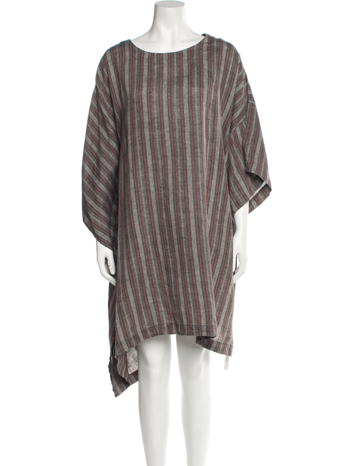 Eskandar Linen Striped Coat
