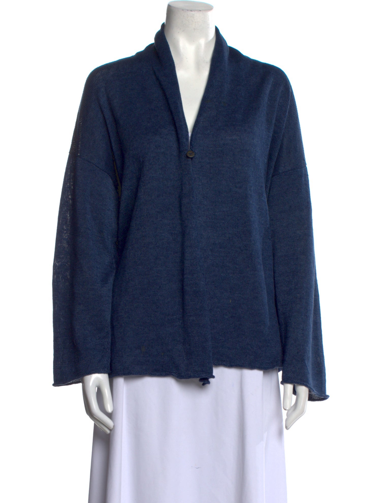 Eskandar Linen V-Neck Sweater