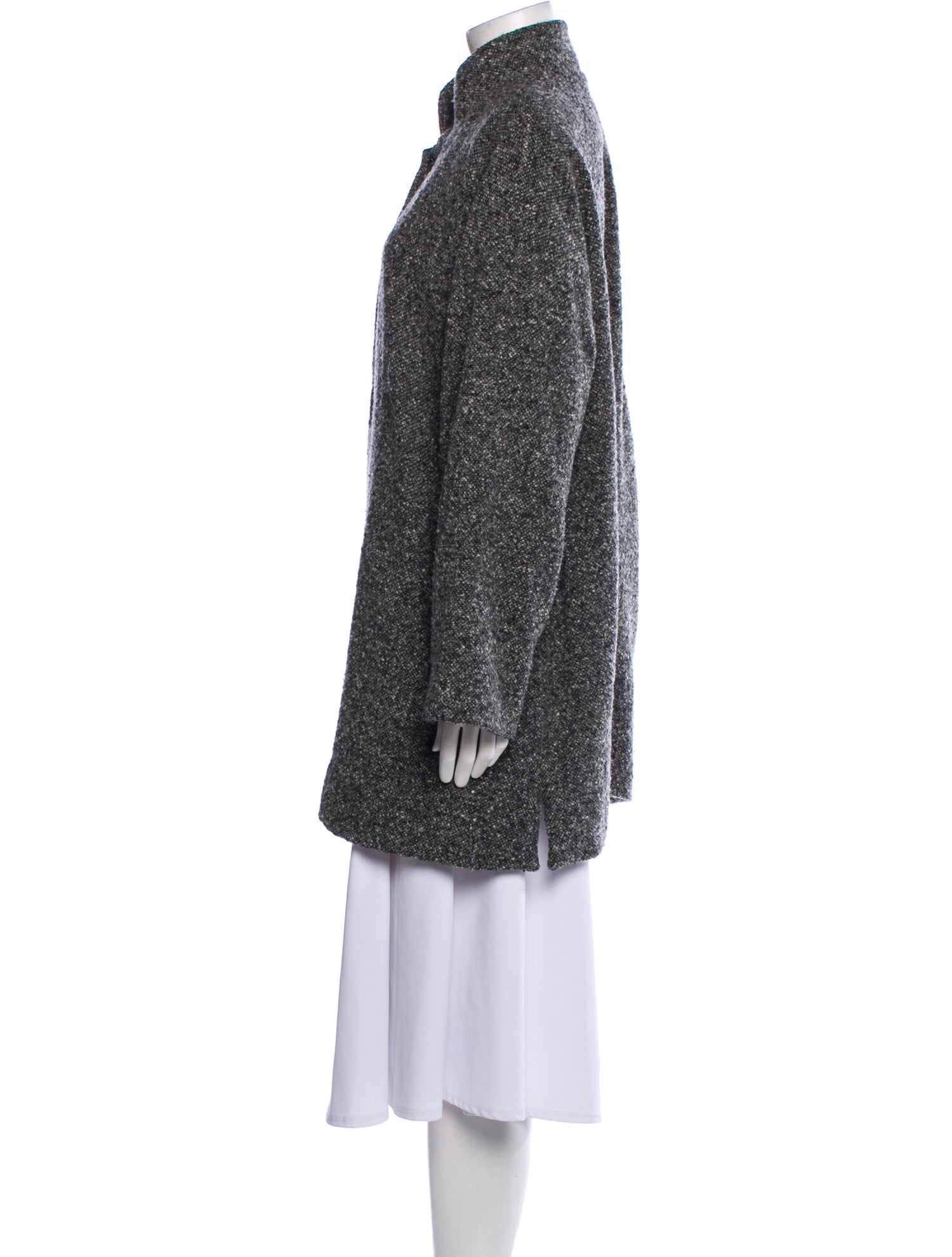 Eskandar Linen Tweed Pattern Evening Jacket