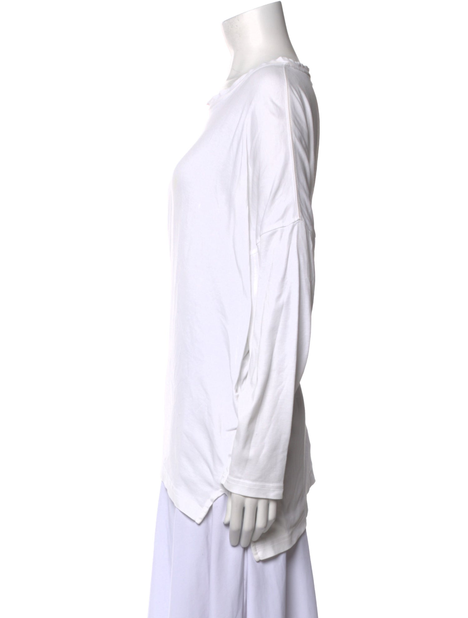 Eskandar Crew Neck Long Sleeve Sweatshirt