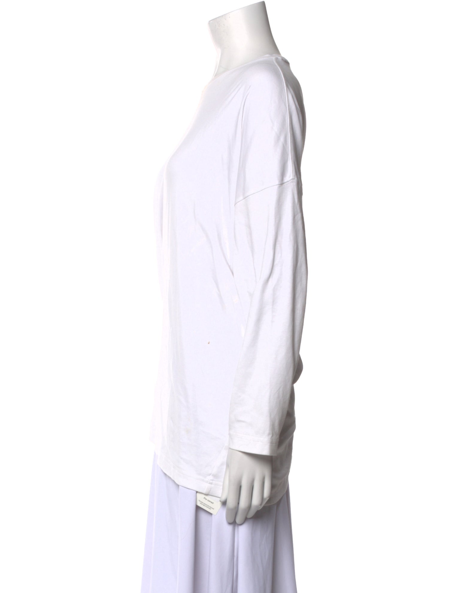 Eskandar Crew Neck Long Sleeve Sweatshirt