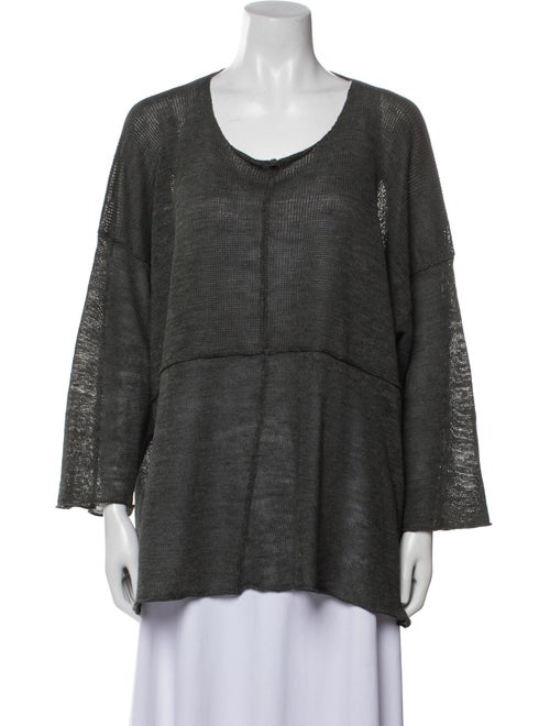 Eskandar Scoop Neck Sweater