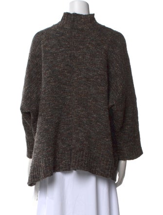 Eskandar Merino Wool Mock Neck Sweater