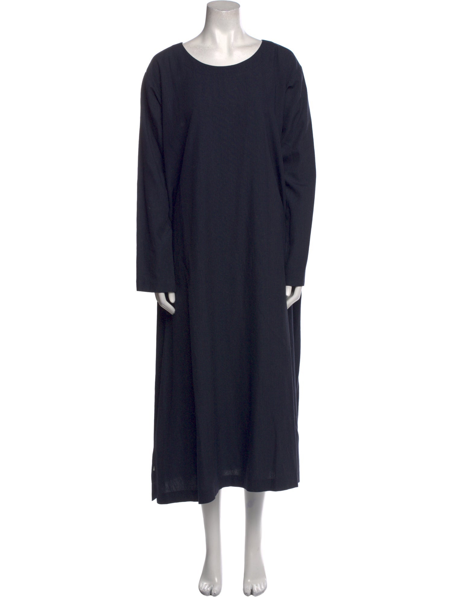 Eskandar Virgin Wool Long Dress