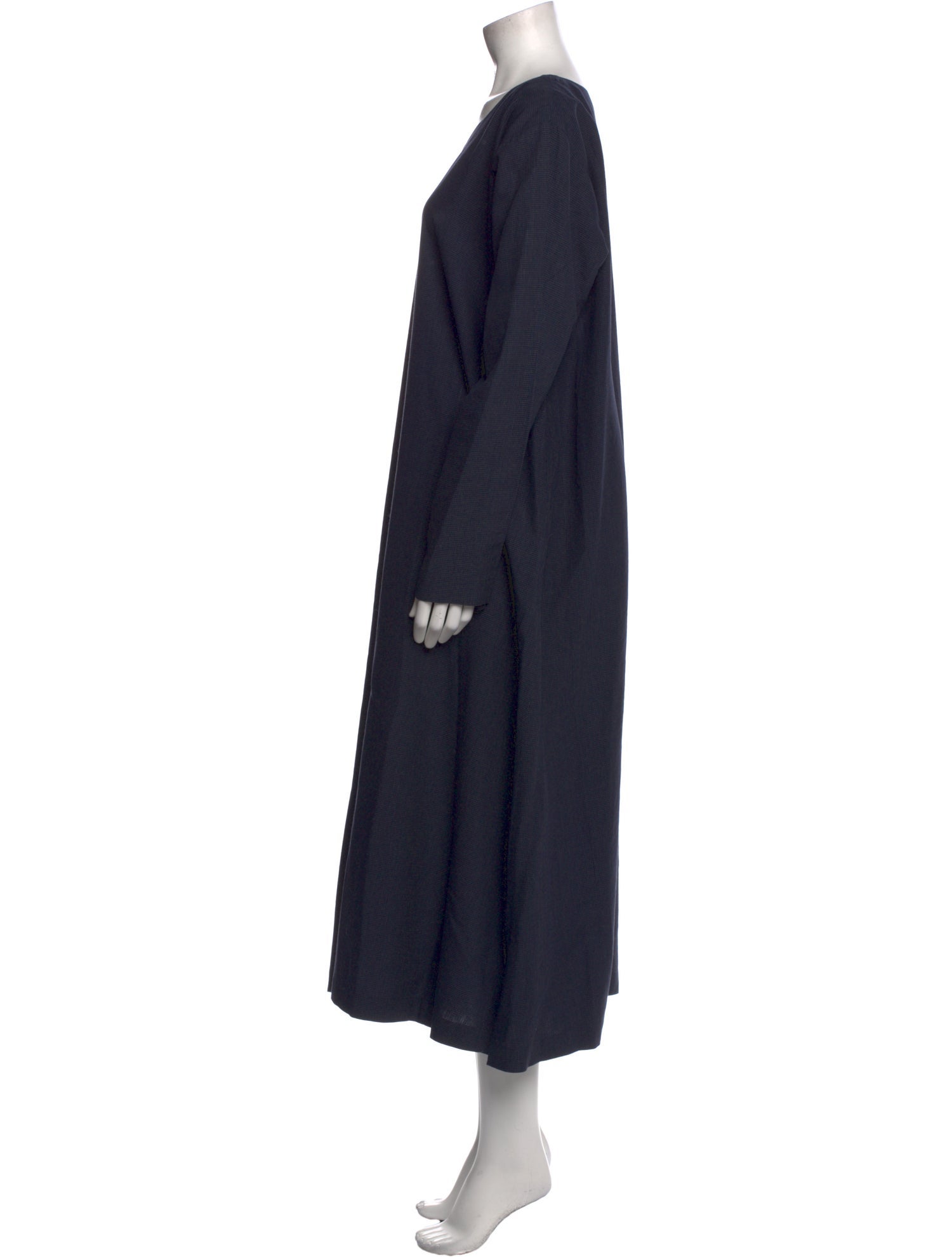 Eskandar Virgin Wool Long Dress