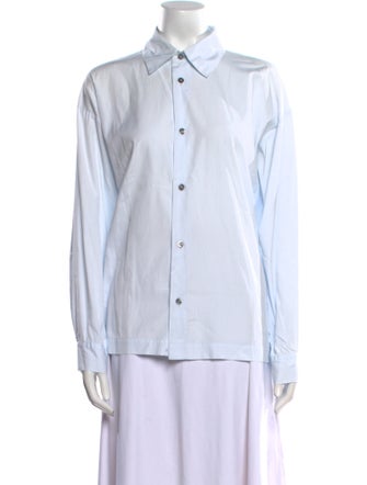 Eskandar Long Sleeve Button-Up Top