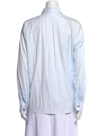 Eskandar Long Sleeve Button-Up Top