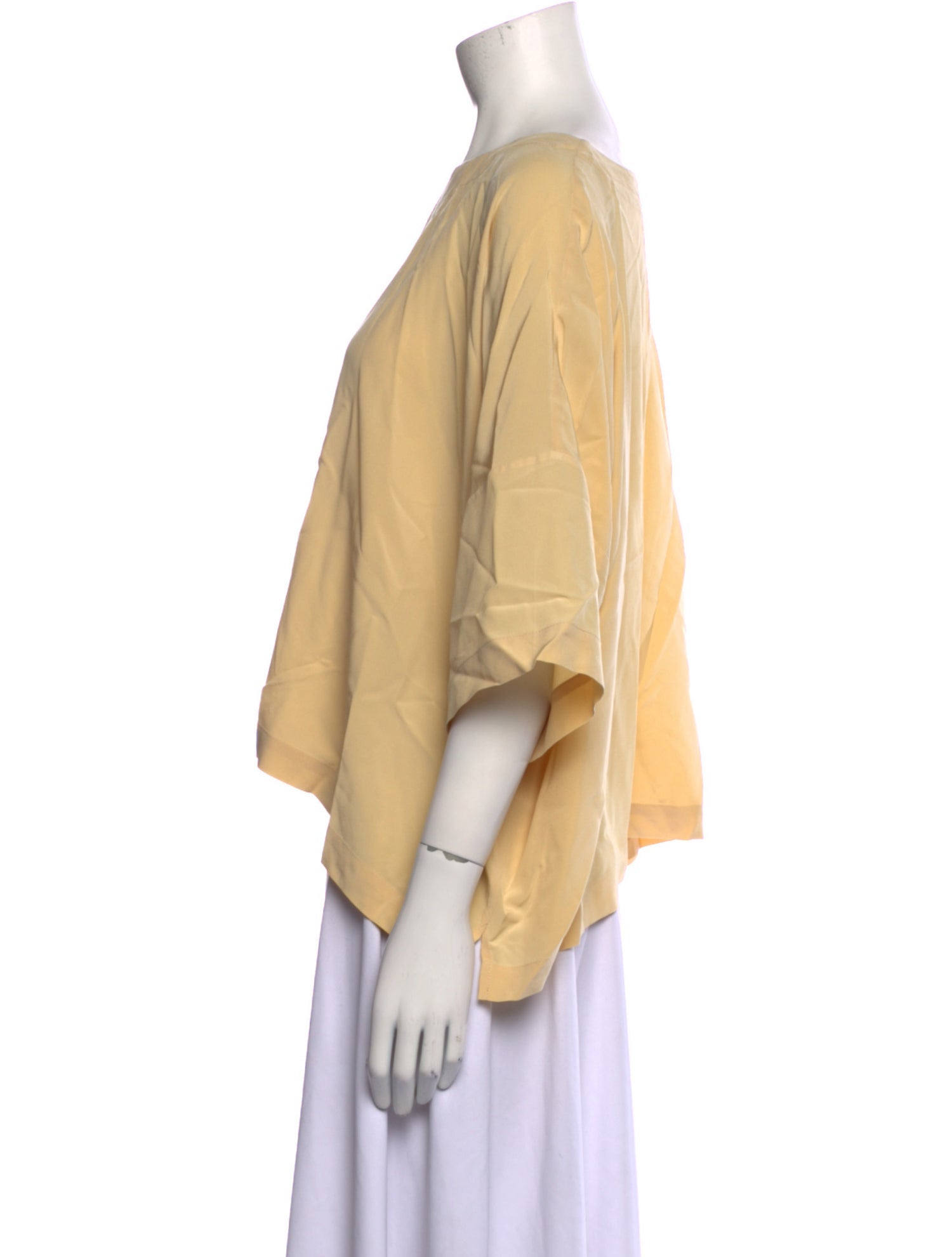 Eskandar Silk Bateau Neckline T-Shirt