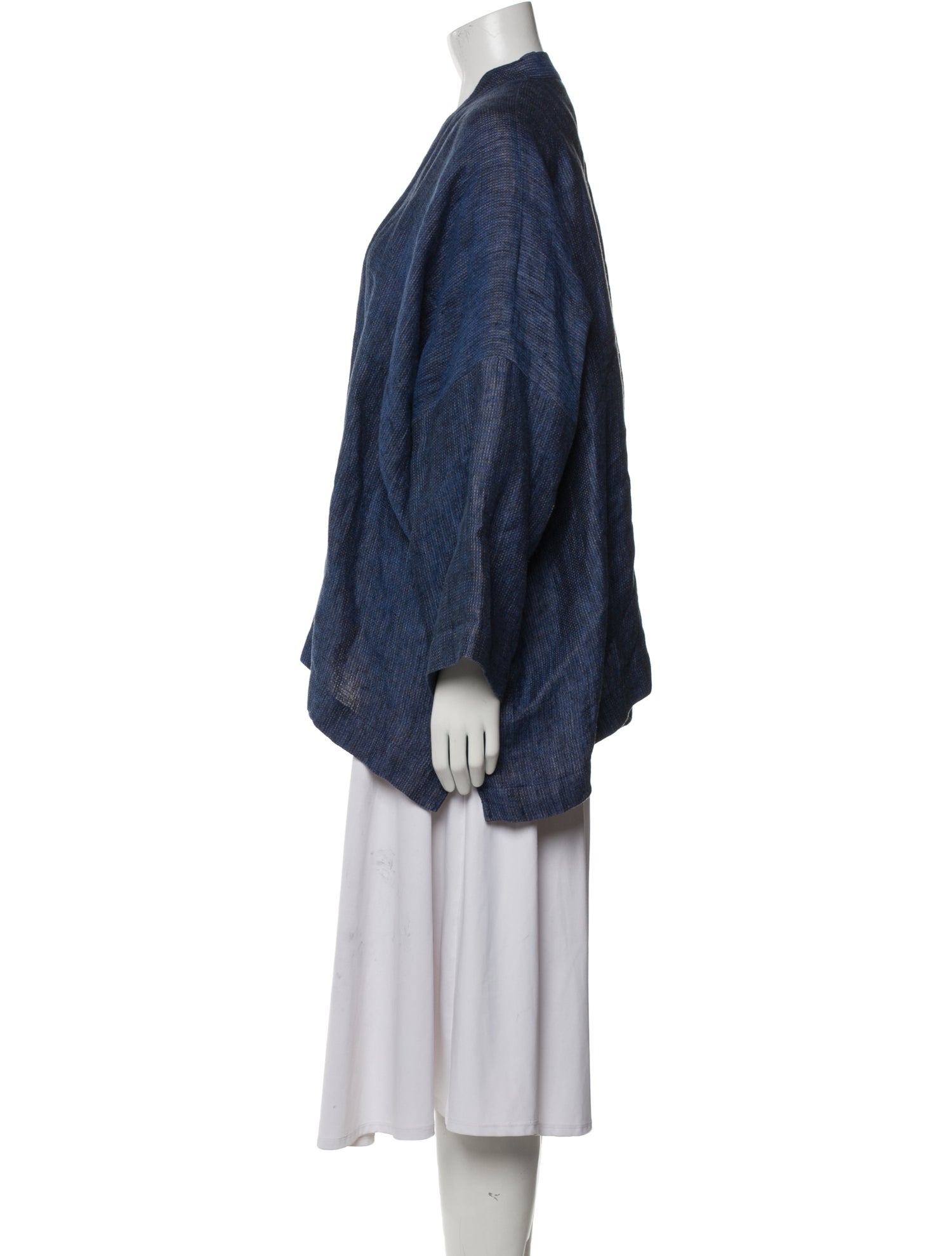 Eskandar Linen Plaid Print Jacket