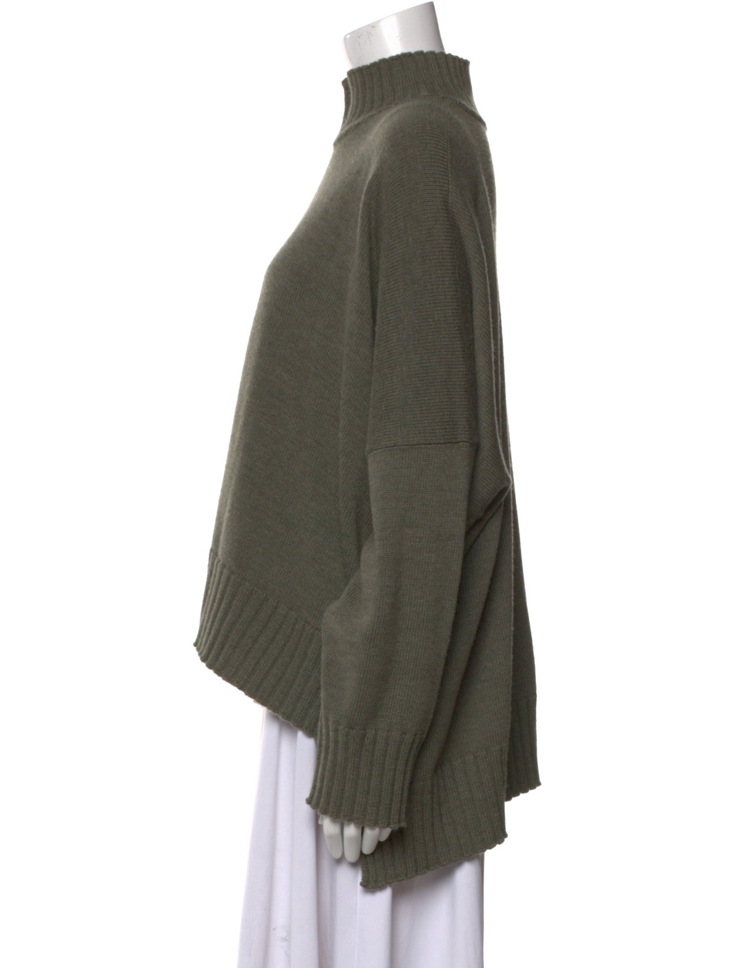 Eskandar Merino Wool Mock Neck Sweater