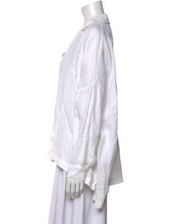 Eskandar Long Sleeve Button-Up Top