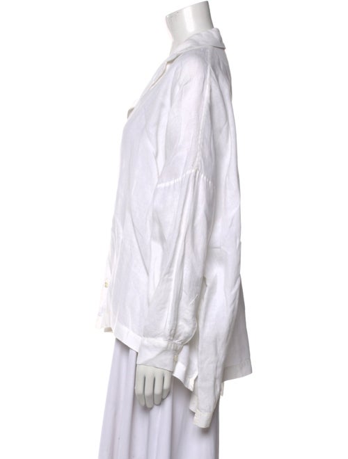 Eskandar Long Sleeve Button-Up Top