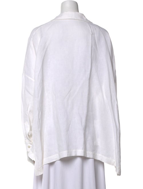 Eskandar Long Sleeve Button-Up Top