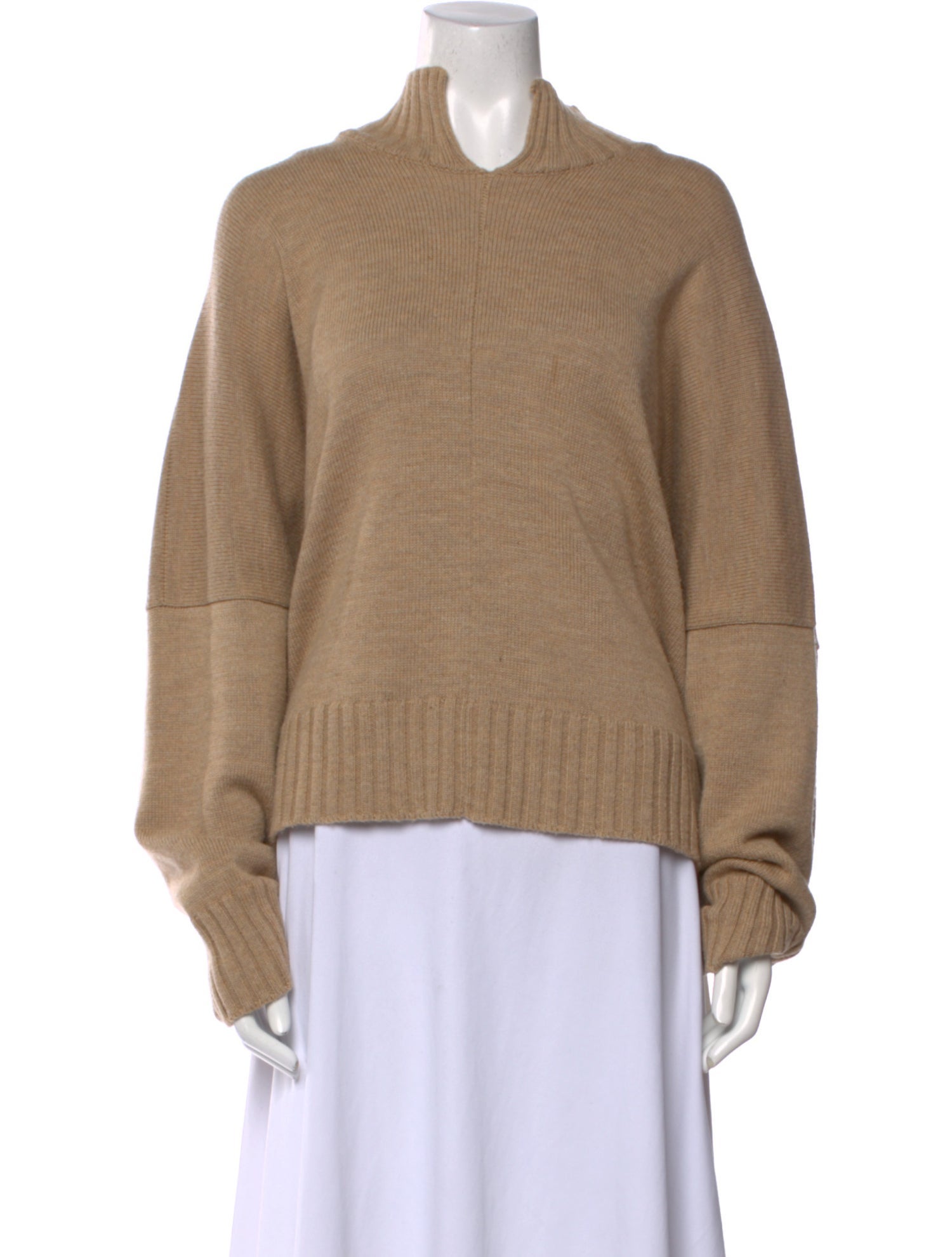 Eskandar Merino Wool Mock Neck Sweater