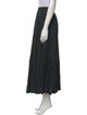Eskandar Linen Midi Length Skirt