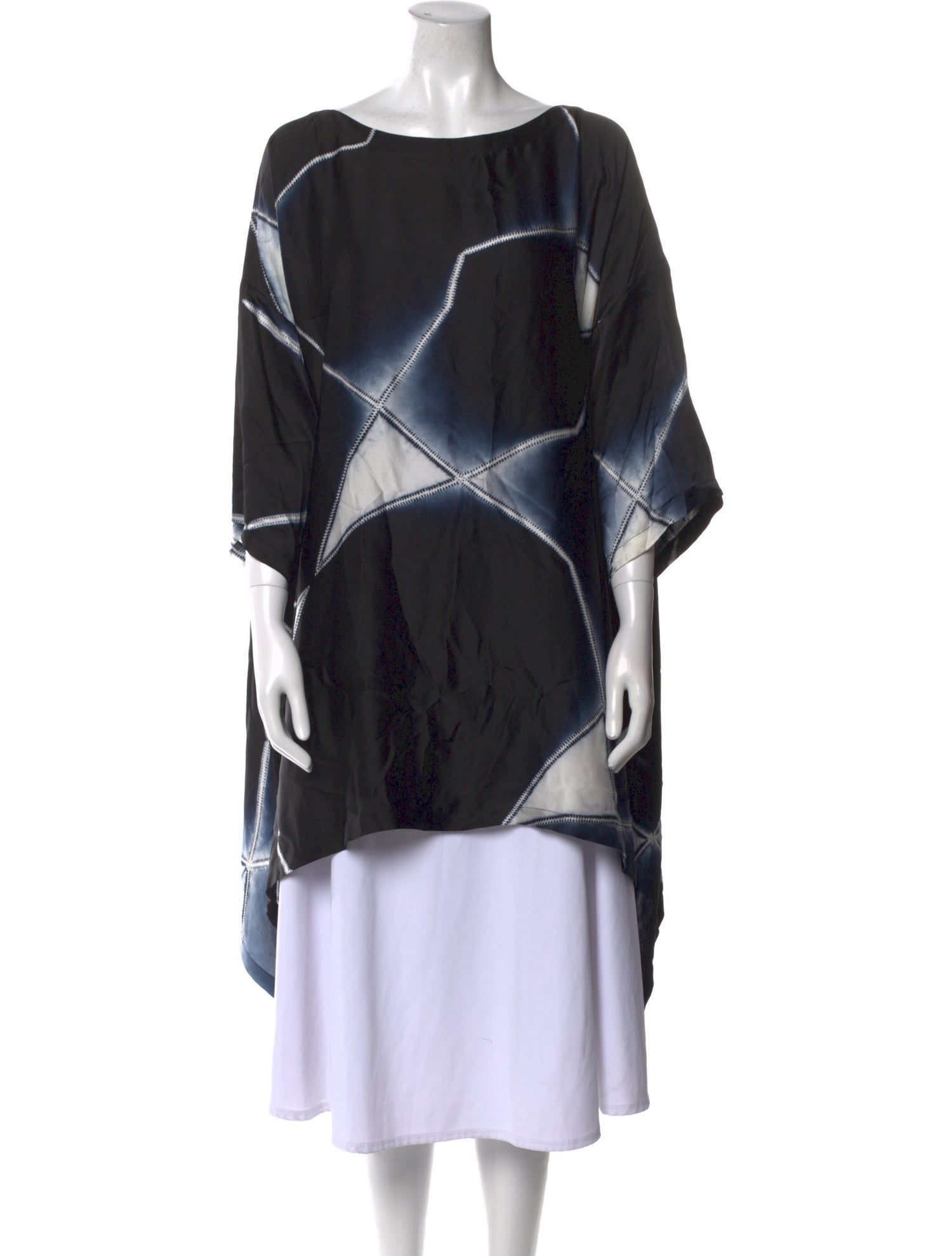 Eskandar Linen Printed Tunic