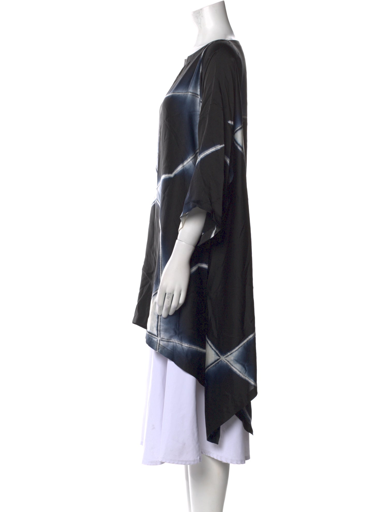 Eskandar Linen Printed Tunic