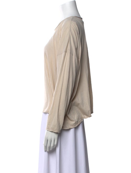 Eskandar Bateau Neckline Long Sleeve Top