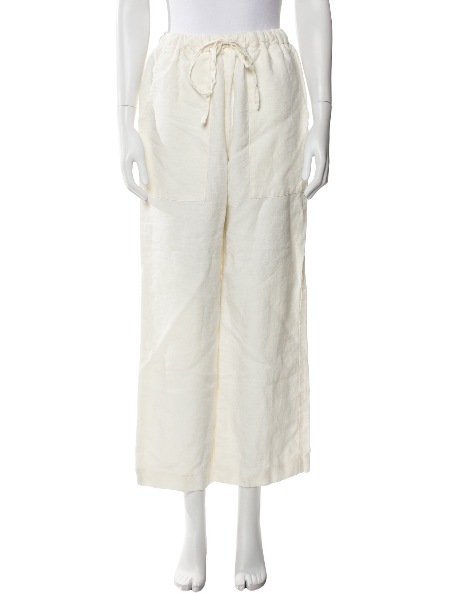 Eskandar Linen Wide Leg Pants