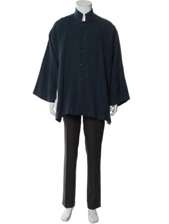 Eskandar Linen Overcoat