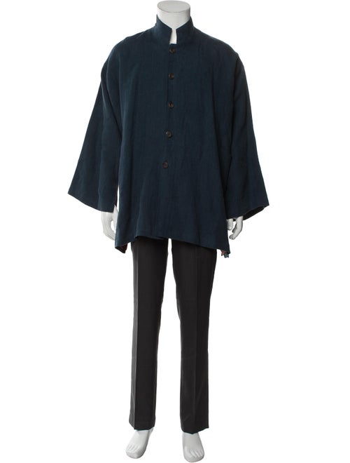 Eskandar Linen Overcoat