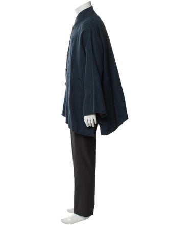 Eskandar Linen Overcoat