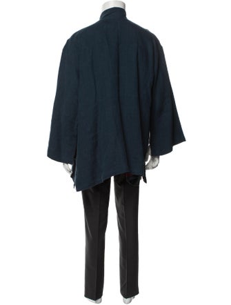 Eskandar Linen Overcoat